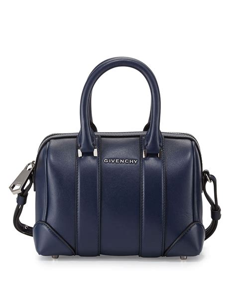 givenchy lucrezia micro duffle crossbody bag dark blue|Givenchy Lucrezia Micro Crossbody Bag .